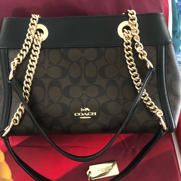 Coach Brooke Chain Carry all bag - Picture 1 of 12